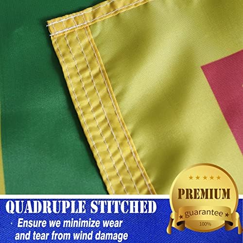 Double Sided Sri Lanka Flag Flag 3x5Ft New- 4 Rows of Lock Stitching - Outdoor Indoor Sri Lankan Flags House Decoration Yard Garden Gift Banner — view 3