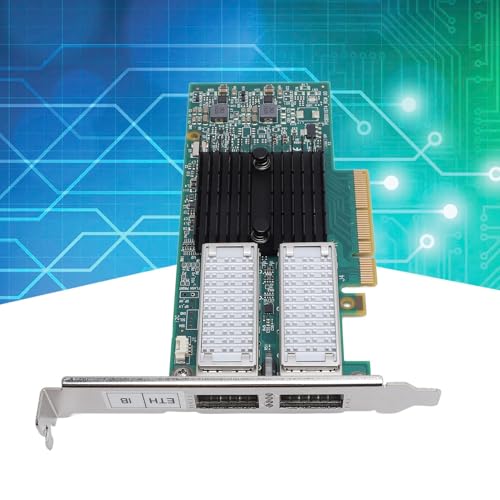 Adaptador de Red Ethernet PCI Express Marhynchus Dual Port 40Gb con Interfaz QSFP de Fibra Óptica para Servidor y Centro de Datos miniatura 5