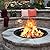 36 inch Fire Pit Ring,Heavy Duty Metal Smokeless Permanent Large Round Insert Firepit for Outdoor Fire Liner Wood Burning Heavy