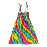 Merci et bonne journée OBiQuzz Floral Infant Kids Bohemian Vêtements Bébé Vestidos Filles Robe de Plage Bretelles Fille DressRock 5 Club, bleu, 7-8 ans
