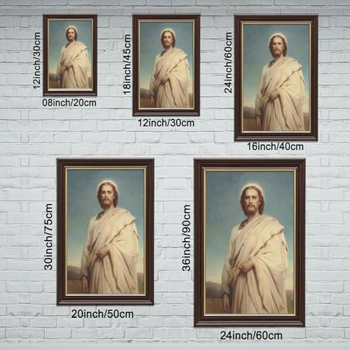 Impression sur toile Jésus Christ du champ de maïs de qualité supérieure - 2