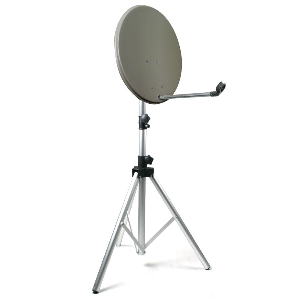 HD-LINE Trépied pour Antenne Parabole Argent