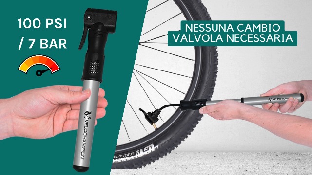Pompe à vélo, Mini Pompes de gonflage Portables en Alliage d'aluminium