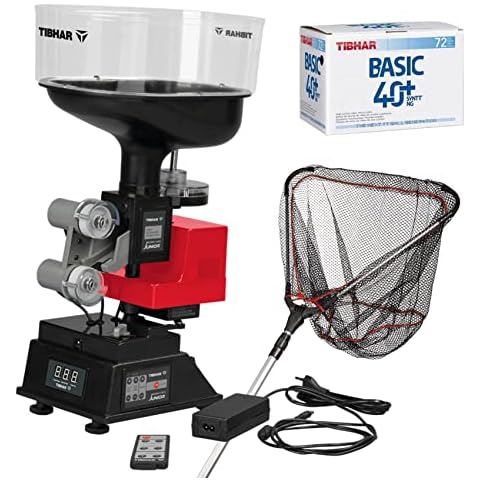 TIBHAR Tischtennis-Set Roboter Robo Pro Junior und Tischtennis Zubehör Cover