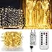 Produktbild Aufun LED Lichtervorhang Warmweiß 3x6m, 600 LEDs Lichterkette mit einem Stecker, IP44 Wasserdicht Vorhang Licht für Innen und Außen Weihnachten, Partydekoration, 8 Leuchtmodi mit Speicherfunktion