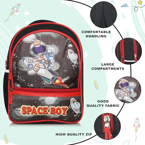 Image of Stylbase Cartoon Printed School Bag for Boys and Girls | Waterproof Backpack Bag for Travelling Sports | Kids Bag Ideal for UKG Nursery 1st Class | School Bags for 5 7 Years 15 Inches