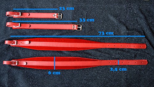 Gurte für Akkordeon Akkordeongurte Akkordeonriemen 6 CM professional 100% italienische Produktion