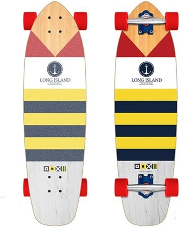 Long Island 02446 Skateboard Flag 32.9, Unisex Adult, Multicolor, 32.9 "