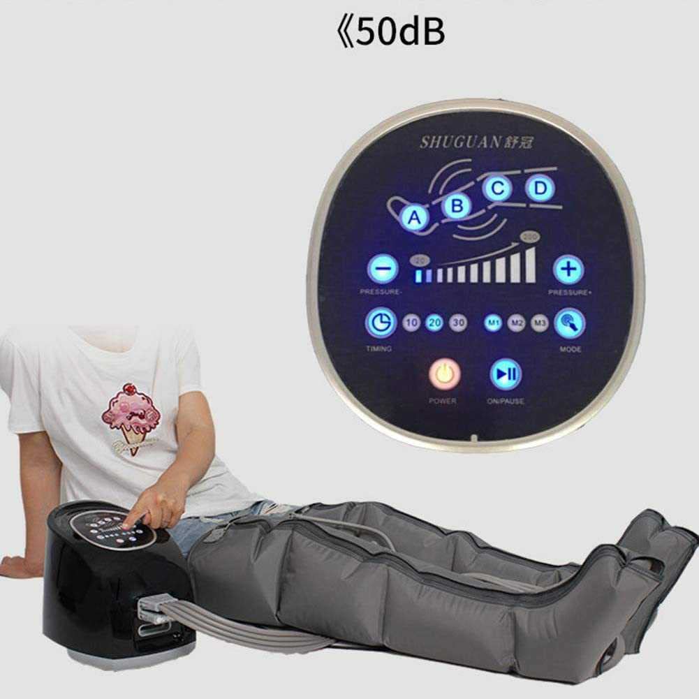 Compressione dell'aria Avvolgimenti per le gambe Massaggiatore Pressoterapia portatile Circolazione Sanità Macchina per il linfodrenaggio del piede Massaggiatore a pressione dell'aria per la circola