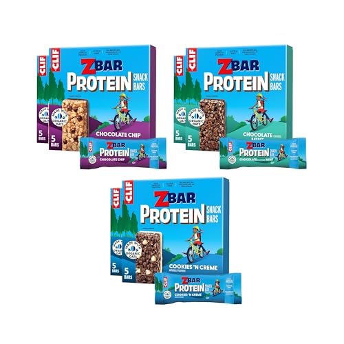 Zbar Protein Snack Bars Variety Pack, Gluten Free Protein Bars, 3...