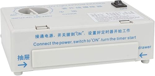 Miniatura 2 de Borrador EPROM UV, temporizador mecánico profesional estable de 60 minutos, borrador EPROM, para curado UV, pequeños objetos, borrador de chip
