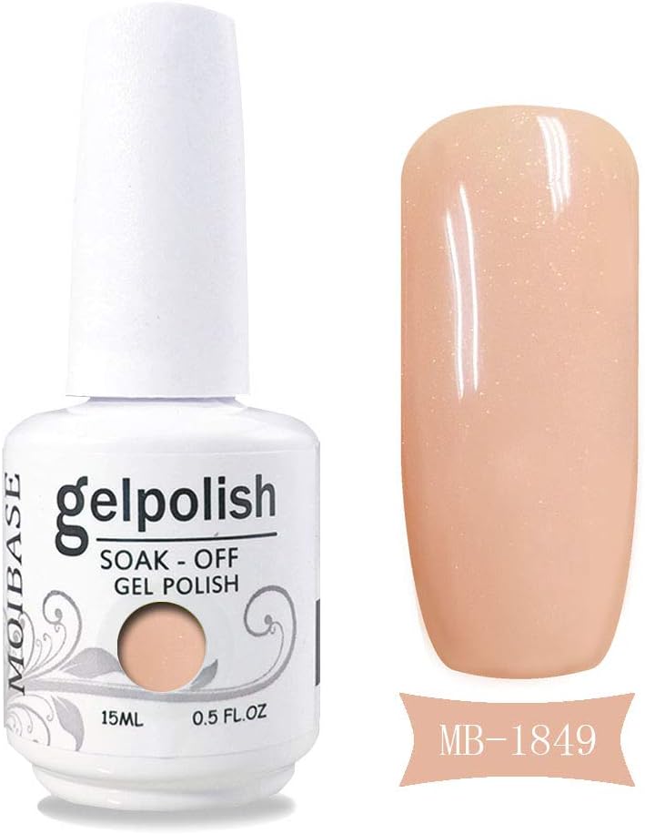 15ml Gel Nail Polish Off UV Led Gel Polish Lacquer Nail Art Manicure Varnish Color Pearl Nude 1849