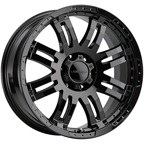 Vision Off-Road 375 Custom Wheel - 17x8.5, 25 Offset, 6x139.7 Bolt Pattern, 106.2mm Hub - Gloss Black Rim