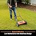LawnMaster LMRM1401 Push Reel Lawn Mower 14-Inch 5-Blade