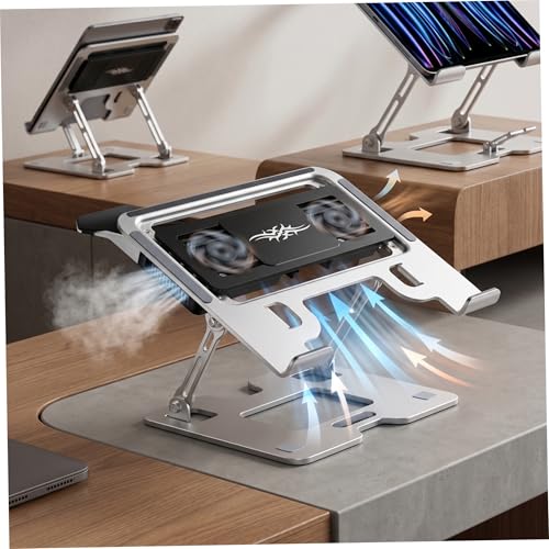 Soporte para portátil con ventilador semiconductor para eliminar el calor y ruido 6