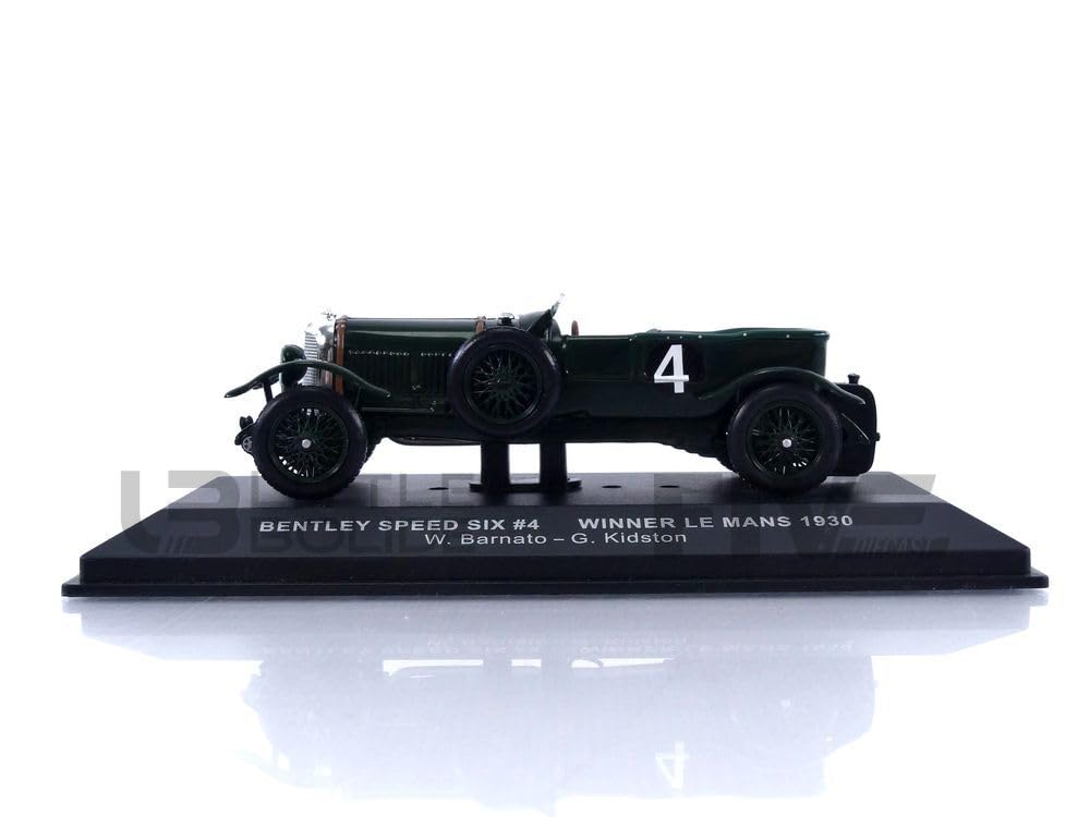 Diecast Model Bentley Speed Six (1930 Le Mans Winner) in Dark Green, 1:43 - Image 4