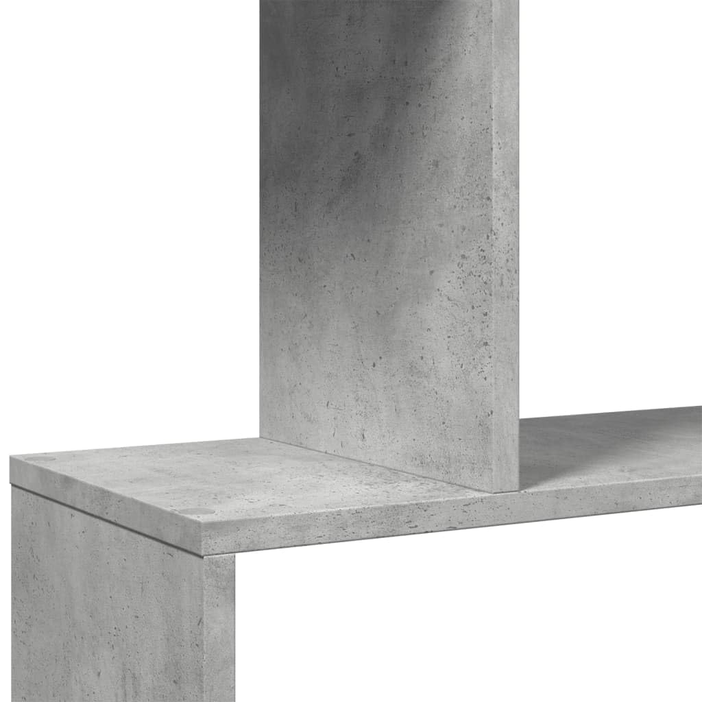 vidaXL Libreria Divisorio 6Piani Grigio Cemento 70x24x193cm Truciolato, libreria, Mobile Porta Libri, scaffale portaoggetti, Porta Libri