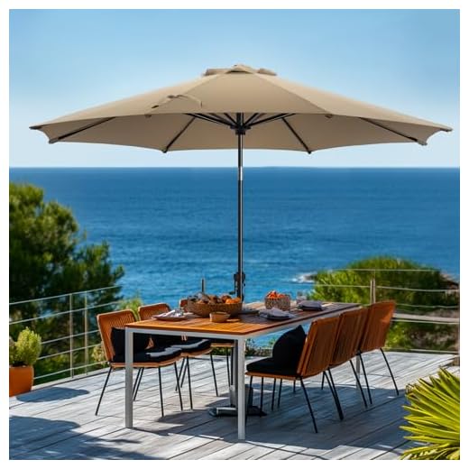 Best canadian umbrella wikiwiki 9 FT Patio Market Umbrella
