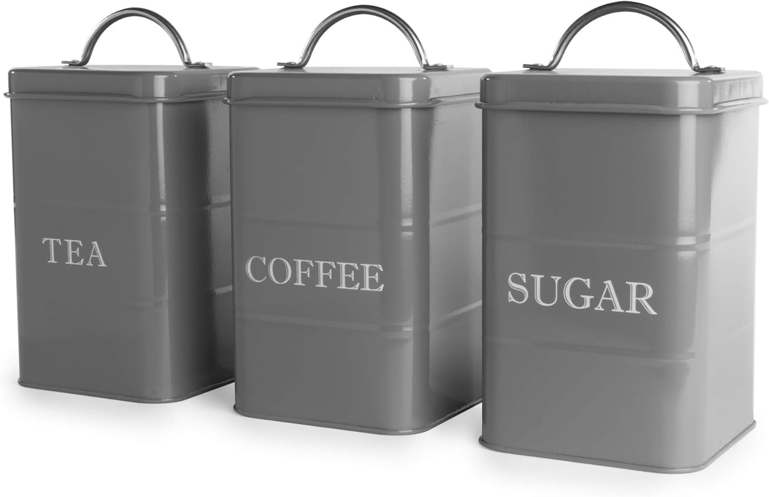 Maison White Tea Coffee Sugar Canisters Set Uganda Ubuy