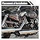 Motoforti 55mm ID 60mm OD Motorrad Auspuffrohr Dichtung Graphit Dichtring Schalldämpfer Anschluss für Dirt Pit Motocross Sportzubehör