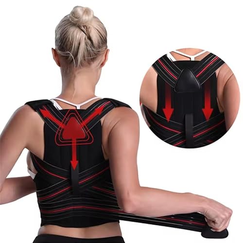 KDBDFC Invisible Back Posture Corrector Trainer Girdles Adjustable Shoulder Brace Straight Support for Men Women Adult Children(