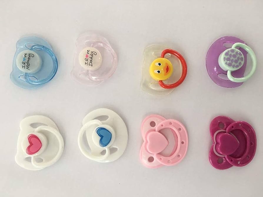 Amazon.co.jp: ROSHUAN マグネットおしゃぶり 8個 リボーン