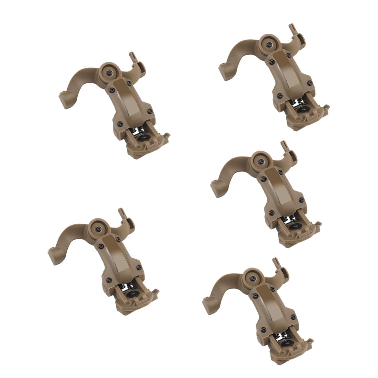 POPETPOP 5sets Helmet Earphone Holder Helmet Earphone Adapter Connector Installation Kit for Enhanced Gaming Material