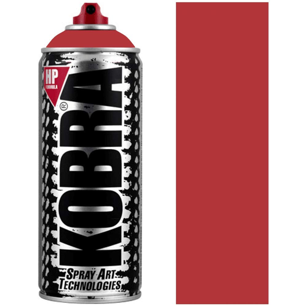 Kobra HP High Pressure Spray Paint 400ml Can – Professional Grade 100% Acrylic Formula with Matte Finish for Graffiti, Street Art, Crafts & Multi-Surface Use (330 Scorpion)