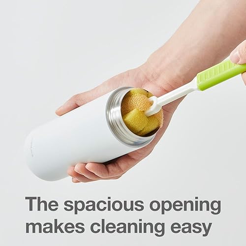 Miniatura 6 de LocknLock WannaBe - Vaso de 15 onzas, de acero inoxidable de doble pared sin BPA, con tapa de un solo toque, taza de viaje ligera para café, té y