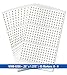 Premium Wire Marker Book for Cable Management, Vinyl-Coated, High-Tack Adhesive, Electric Panel Wire Label Stickers - 10 Pages, 1 Book, Numbered 0-9 (Pack of 1)