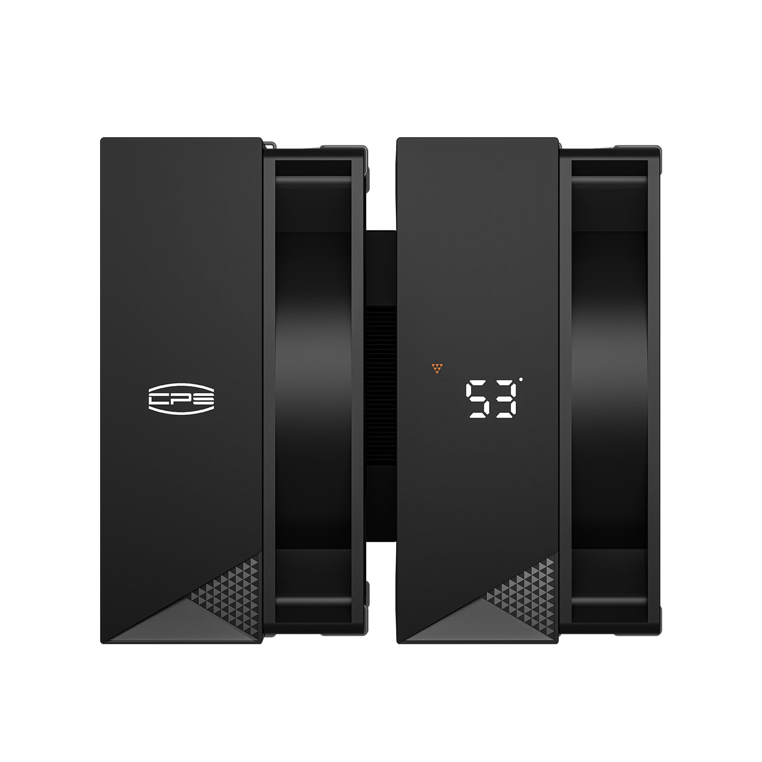 PCCOOLER CPS RT620 Digital BK Dissipatore CPU TDP 265W con display digitale in tempo reale, 6 tubi di calore in rame, due ventole FDB da 120 mm, per AMD AM4/AM5, Intel LGA 115X/1200/1700/1851