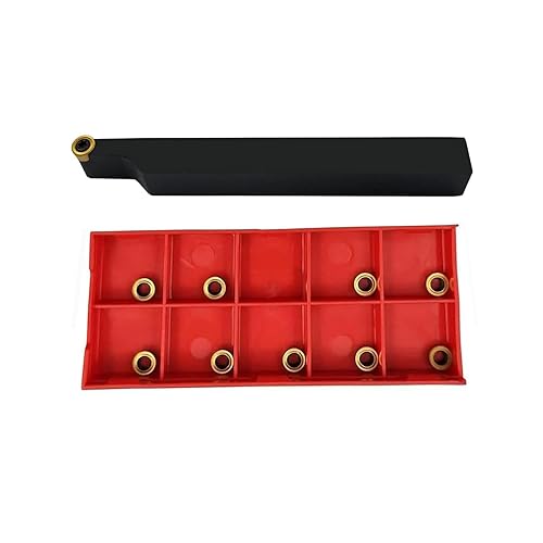 38 "SRACR1010H06 + R3 Soportes de torno amarillo 90 grados Torno Torno Torno & Perfilado Soporte de herramienta para insertos redondos de carburo