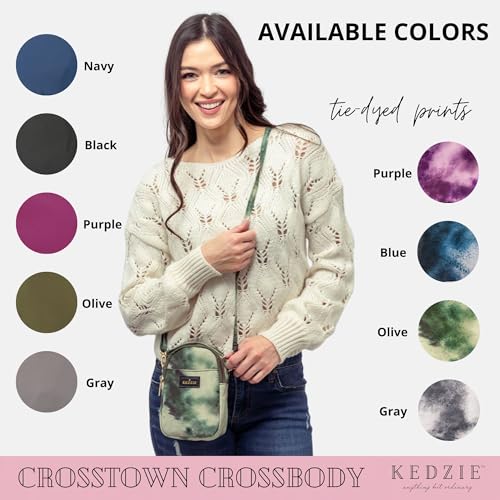KEDZIE Crosstown Crossbody Zipper Bag with Adjustable Strap4