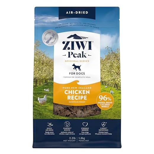ZIWI Peak Air-Dried Dog Food – Chicken - All Natural, High Protein, Grain Free, Limited Ingredient w/ Superfoods (35.2oz)