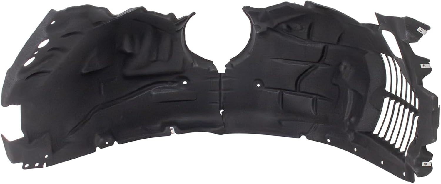 TRQ Left Inner Fender Liner Driver Side FO1248228 Compatible with 2024-2025 Ford Mustang