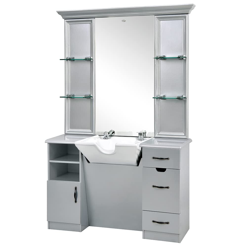 Dir Barber Station Barbershop Styling Station with Sink TAYLOR