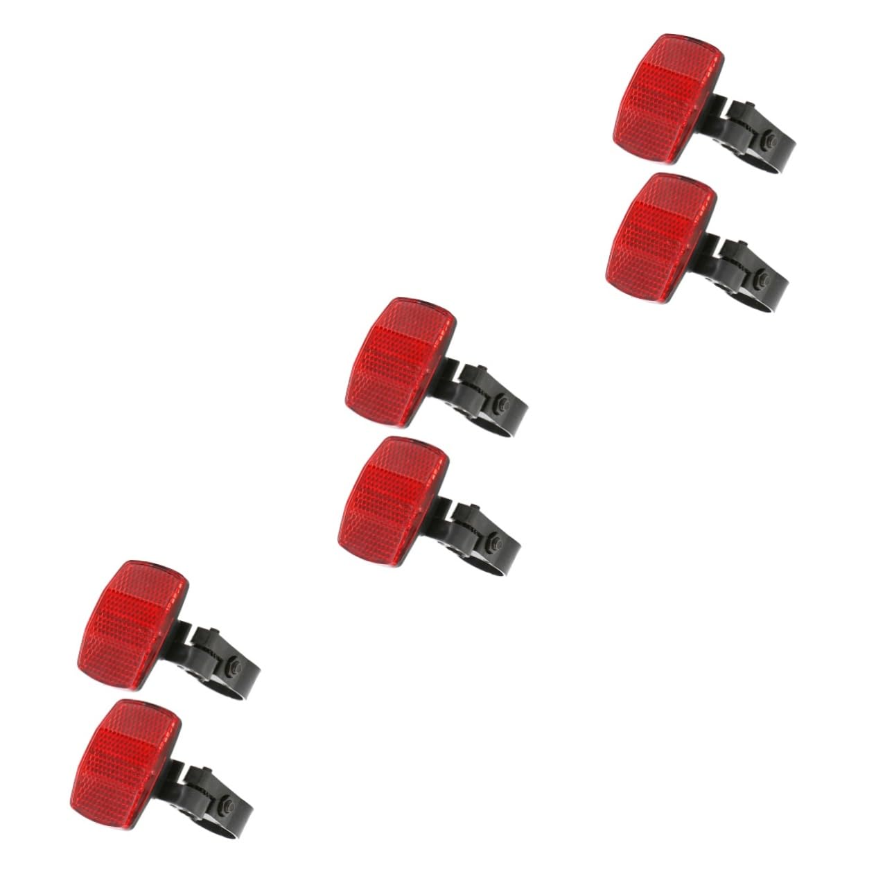 POPETPOP 3sets Bike Warning Reflector Reflector for Night Reflective Mountain Bike Easy to Use 2pcs*3