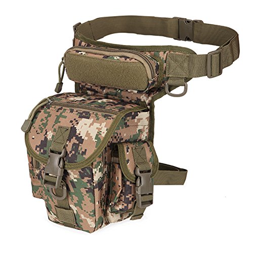 Lionina - Bolsa Táctica Militar para Colgar Las piernas, Multiusos, para Llevar en la Cintura, para Acampada, Caza o Viajes, Number of Bundles