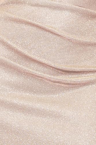 Image of Betsy & Adam Women's Floor-Length, One-Shoulder, Glittered, with Floral Detail and Fitted Silhouette