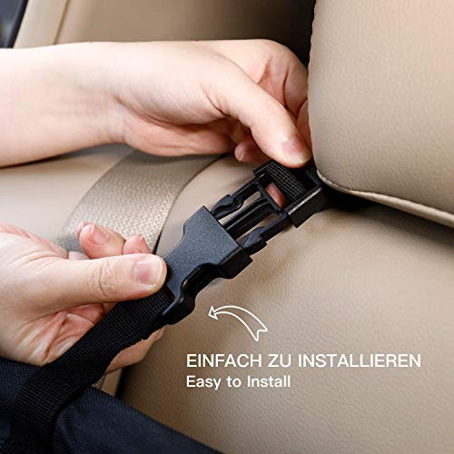 Toozey - Seggiolino auto per cani con lati robusti...