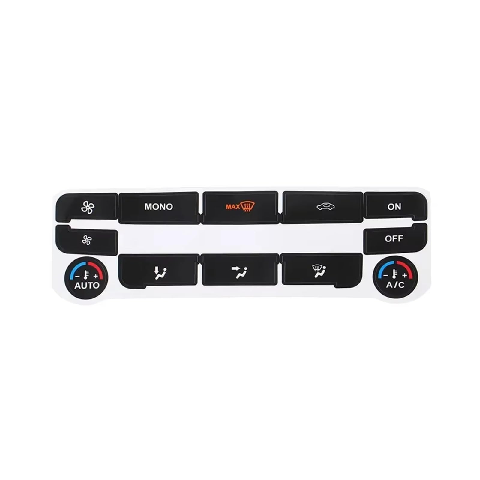 Repair Compatible with Mondeo Car Decal Stickers Auto Car Air Condition AC Climate Control Button Repair Sticker Decal Button