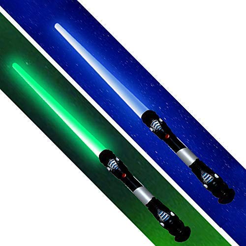 tevenger 2X Espada Láser Sable Láser Sonido Luz Vibración 108cm a Elegir - Más Colores