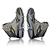 10 Teeth Universal Crampon Anti Slip Ice Cleats Shoe Boot Grips Traction Crampon Snow Spikes Grips Cleats (BLACK)