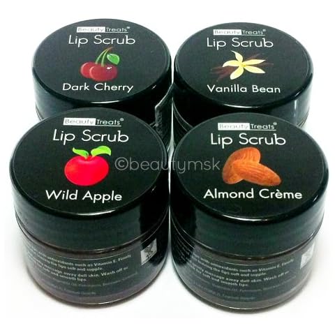 Beauty Treats 4pc Lip Scrub Set Cover