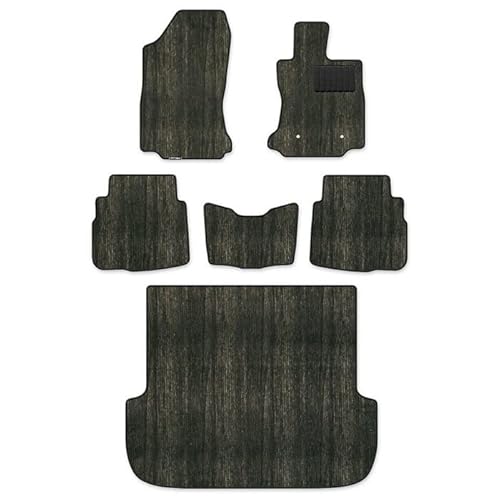 Hotfield スバル SUBARU 互換品 新型 レガシィアウトバック BT系 フロアマット+トランクマット ラゲッジマット 木目 ウッド ダークウッド