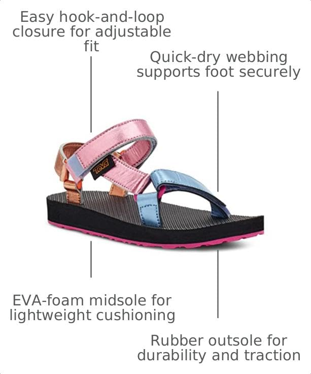 Image of Teva girls Original Universal Shimmer