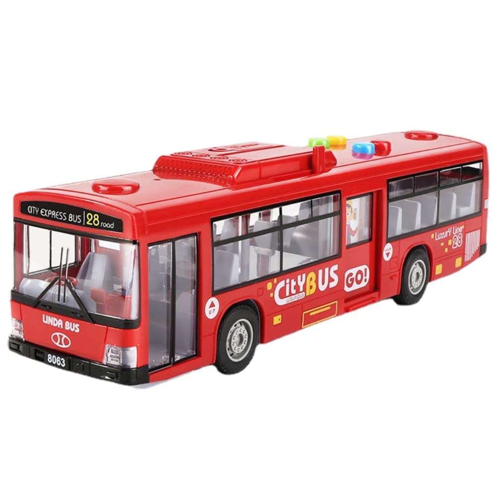 Amazon.co.jp: 子供の合金の慣性バスおもちゃシミュレーション音