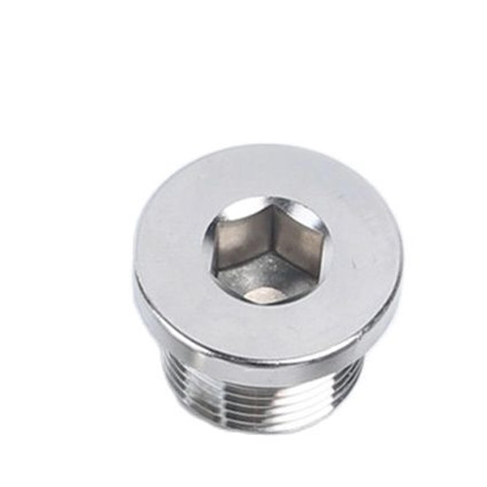 Epaknhgd Men's M24x1.5 1Pc Pipe Plug 304 Stainless Steel Lnner Six Angle With