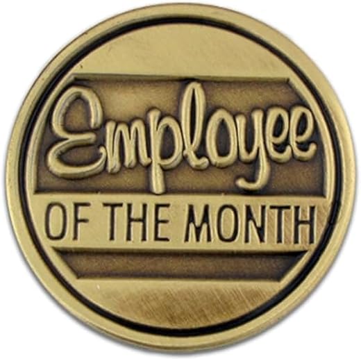 PinMart Employee of The Month Corporate Recognition Lapel Pin