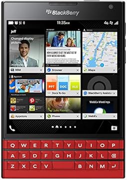 BlackBerry Passport 4 5 Inch SIM Free Smartphone Red